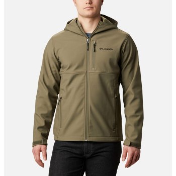 Columbia Jas Heren, Ascender Hooded Softshell Grijs Groen, 53VSNZELQ